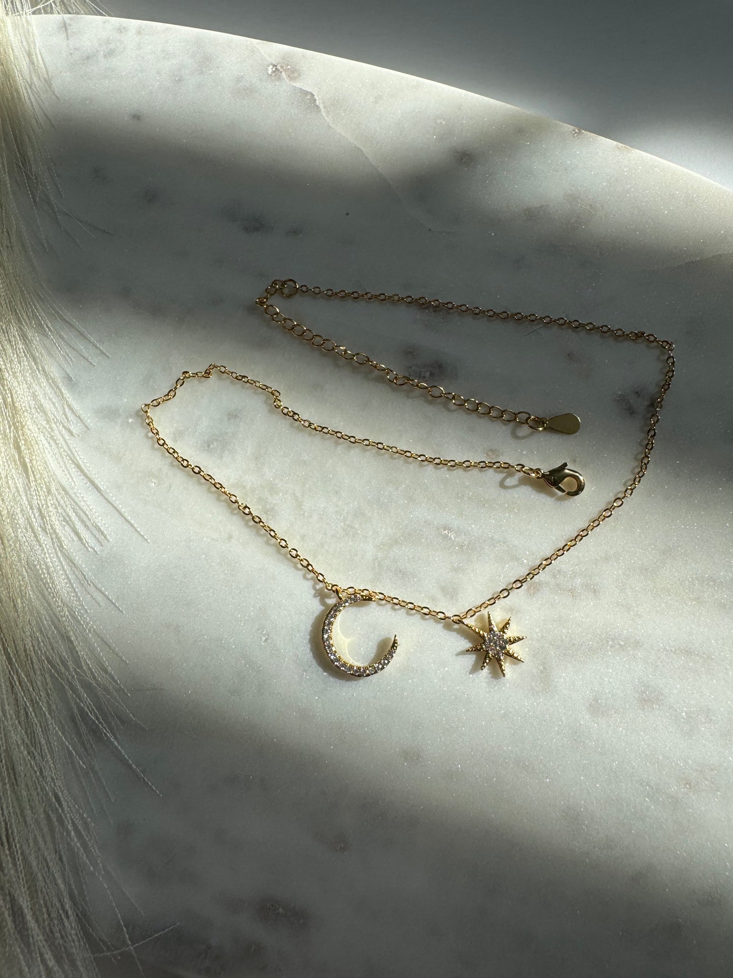Moon & Star Choker