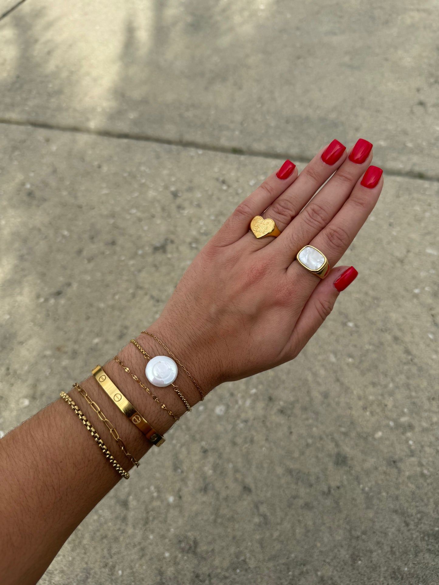 Pearl Statement Ring