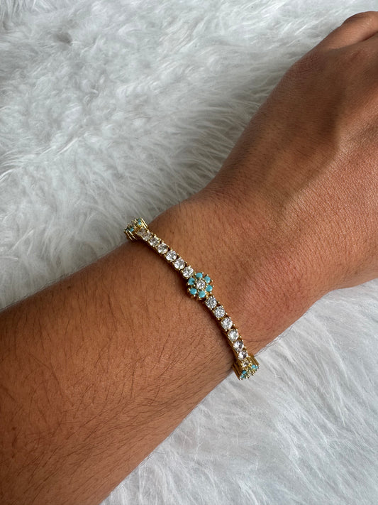 Flower Tennis Bracelet