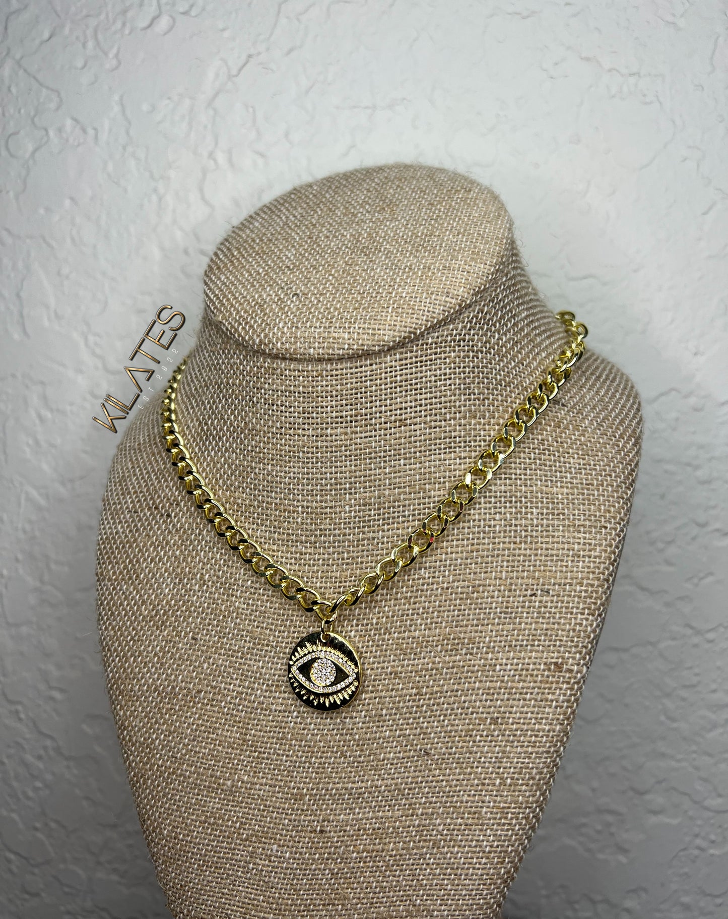 Cuban Eye Necklace