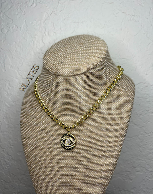 Cuban Eye Necklace